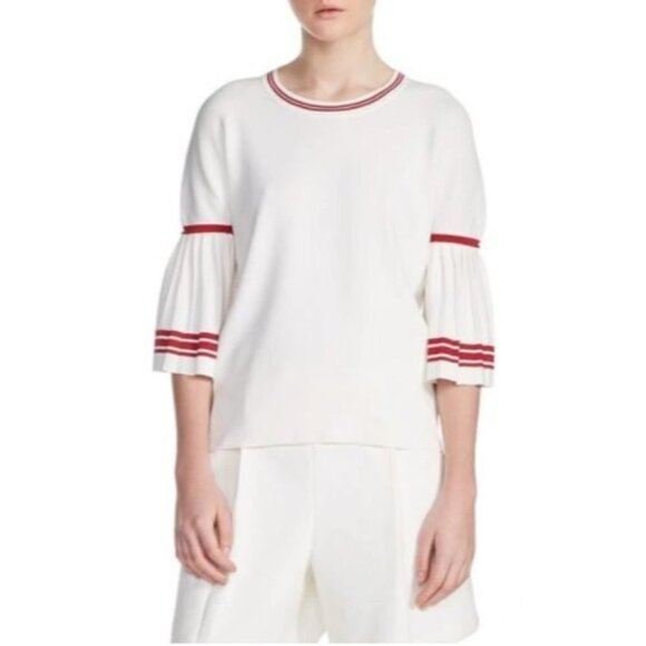 NWT Maje Monica sweater In White Size 3 (L) - Picture 2 of 13